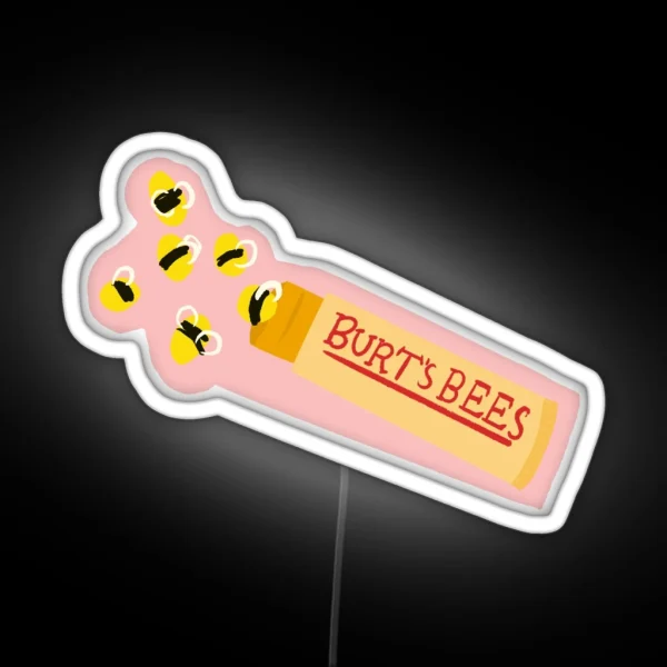 The Bees Are Out RGB Neon Sign