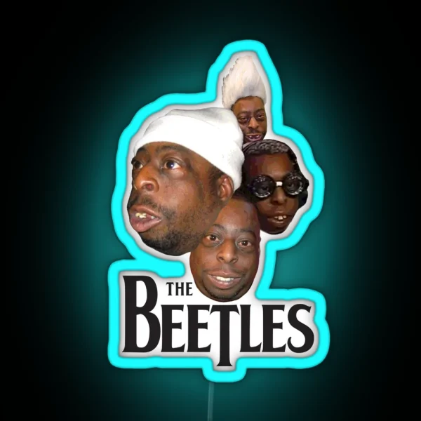 The Beetles RGB Neon Sign