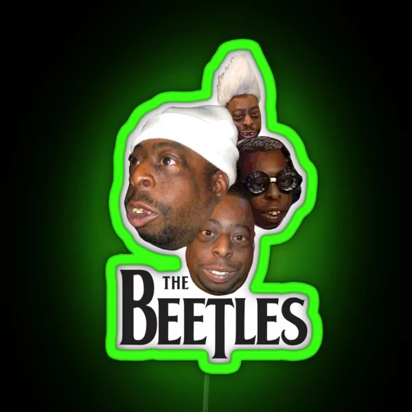 The Beetles RGB Neon Sign