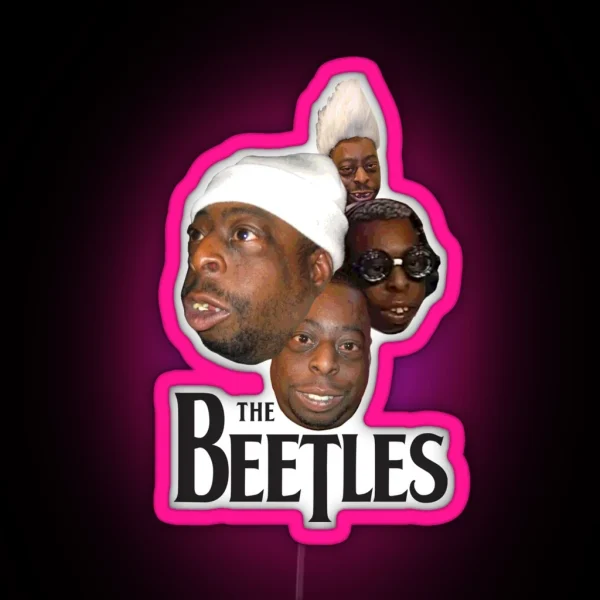 The Beetles RGB Neon Sign
