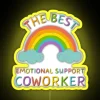 Emotional Support Coworker Gift, RGB Neon Sign for Office Space.