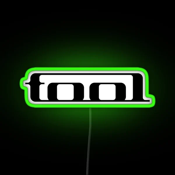 The Black One Word RGB Neon Sign