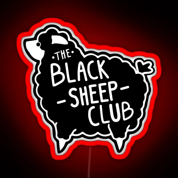 The Black Sheep Club RGB Neon Sign