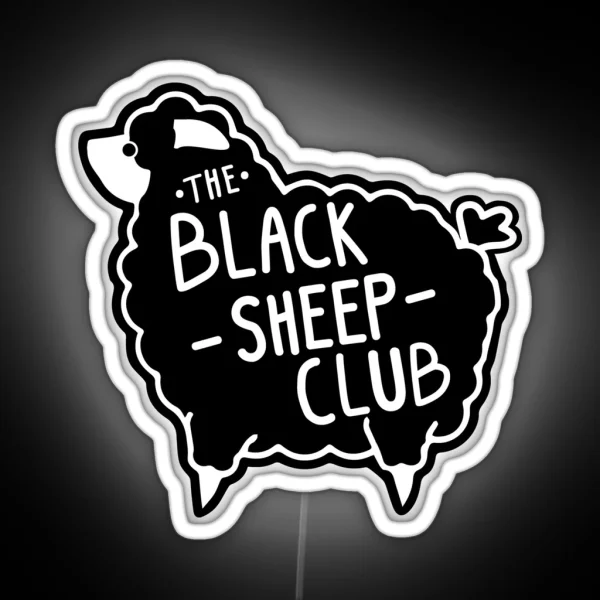 The Black Sheep Club RGB Neon Sign