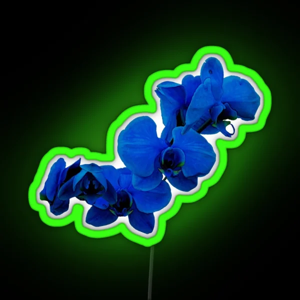The Blue Orchid RGB Neon Sign