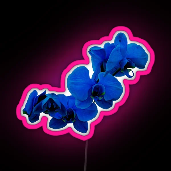 The Blue Orchid RGB Neon Sign