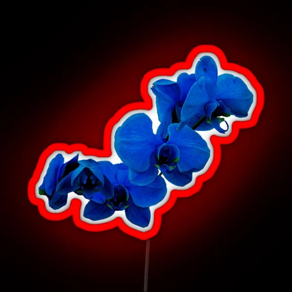 The Blue Orchid RGB Neon Sign