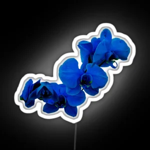 The Blue Orchid RGB Neon Sign