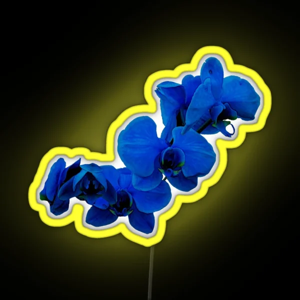 The Blue Orchid RGB Neon Sign