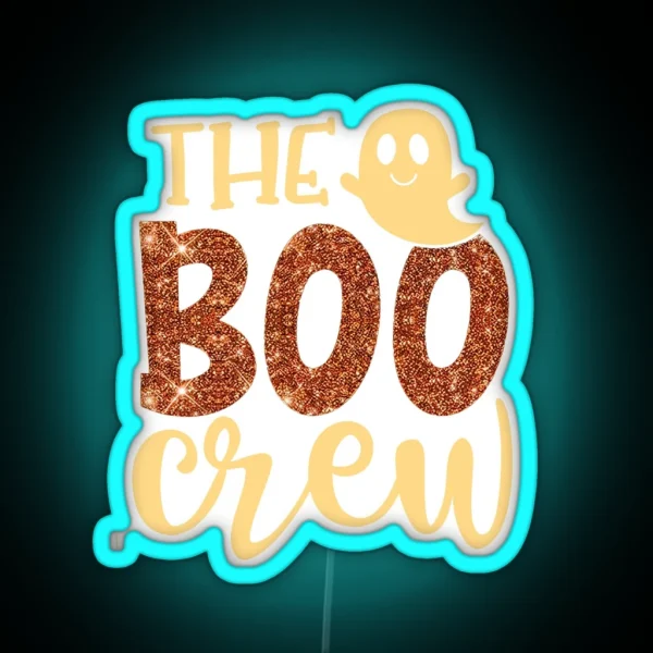 The Boo Crew Halloween RGB Neon Sign