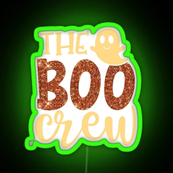 The Boo Crew Halloween RGB Neon Sign