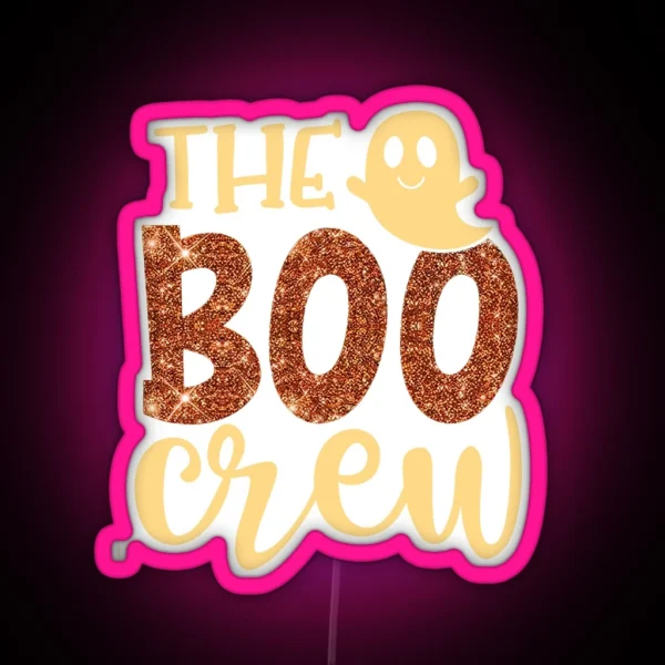 The Boo Crew Halloween RGB Neon Sign