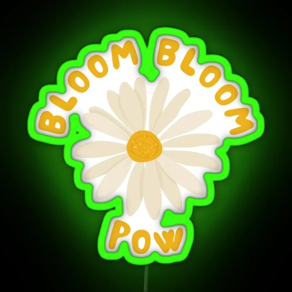 THE BOYZ Bloom Bloom Pow Cute Retro Lyrics RGB Neon Sign