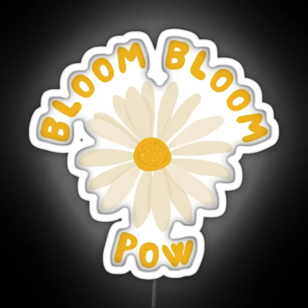 THE BOYZ Bloom Bloom Pow Cute Retro Lyrics RGB Neon Sign