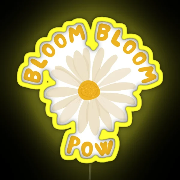 THE BOYZ Bloom Bloom Pow Cute Retro Lyrics RGB Neon Sign