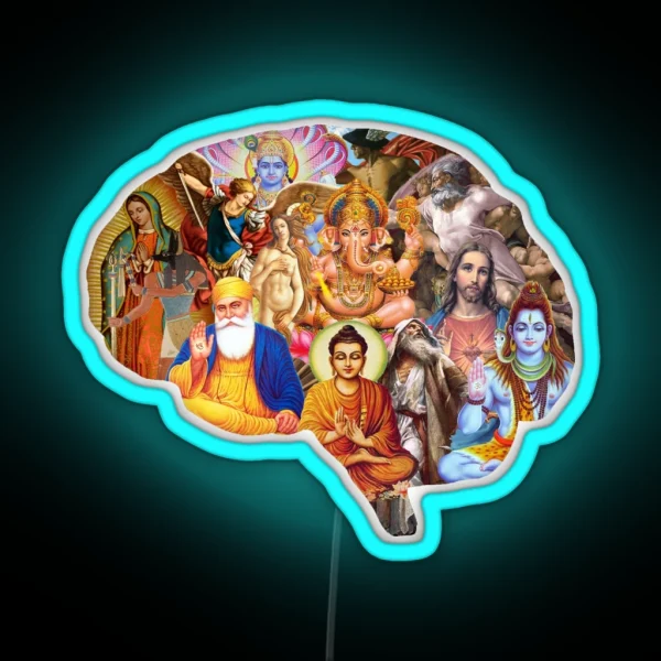 The Brain Of God RGB Neon Sign