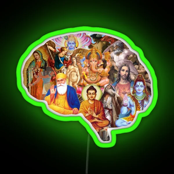 The Brain Of God RGB Neon Sign