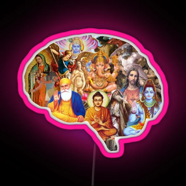 The Brain Of God RGB Neon Sign
