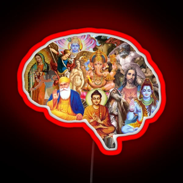 The Brain Of God RGB Neon Sign