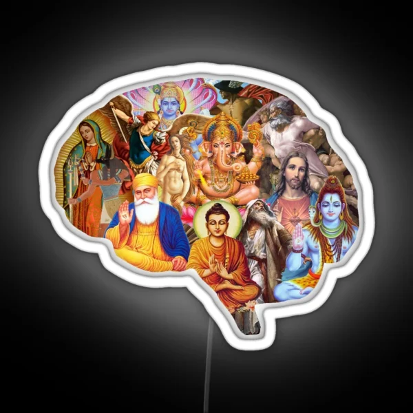 The Brain Of God RGB Neon Sign