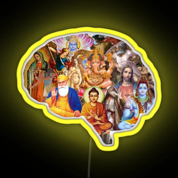 The Brain Of God RGB Neon Sign