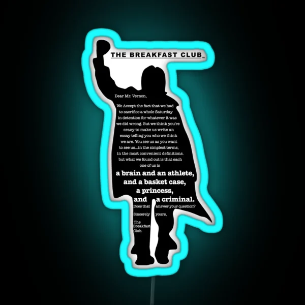 The Breakfast Club Finale RGB Neon Sign