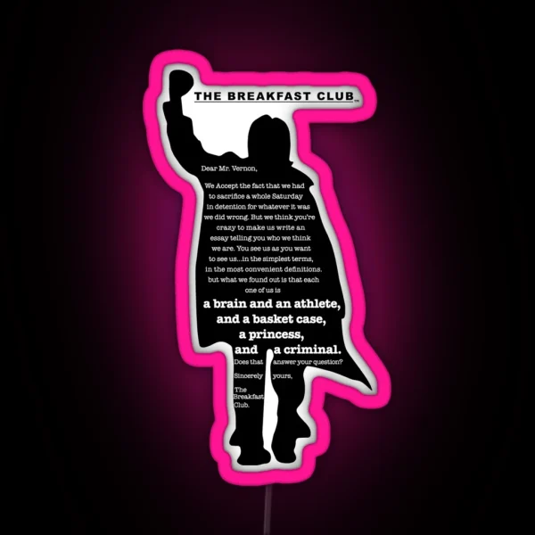 The Breakfast Club Finale RGB Neon Sign