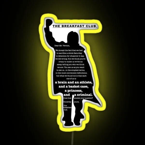 The Breakfast Club Finale RGB Neon Sign