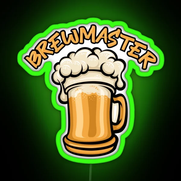 The Brewmaster Need A Beer Mug RGB Neon Sign