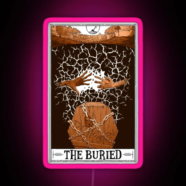 The Buried Tarotesque Light RGB Neon Sign