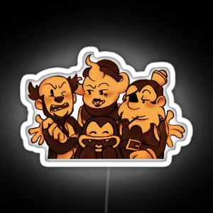 THE BUTCHER GANG No Background RGB Neon Sign