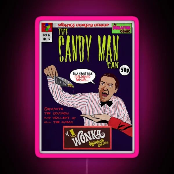 The Candy Man Can RGB Neon Sign
