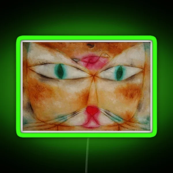 The Cat And The Bird RGB Neon Sign