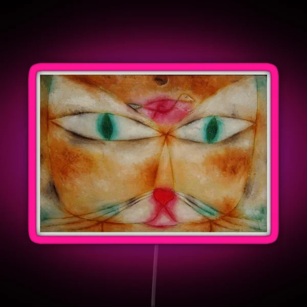 The Cat And The Bird RGB Neon Sign