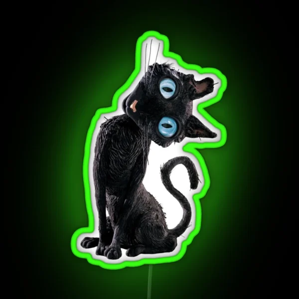 The Cat Coraline RGB Neon Sign