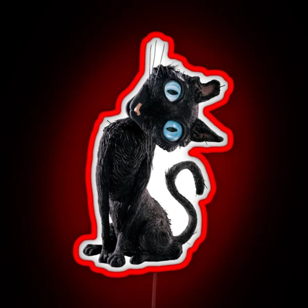 The Cat Coraline RGB Neon Sign