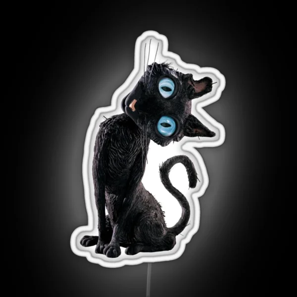The Cat Coraline RGB Neon Sign
