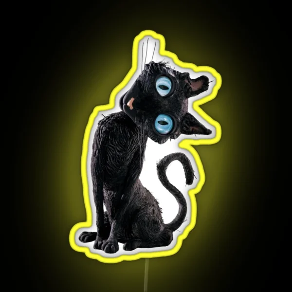 The Cat Coraline RGB Neon Sign