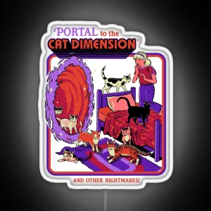 The Cat Dimension RGB Neon Sign