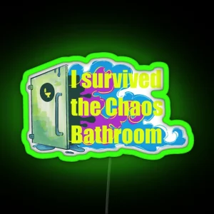 The Chaos Bathroom RGB Neon Sign