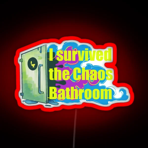 The Chaos Bathroom RGB Neon Sign