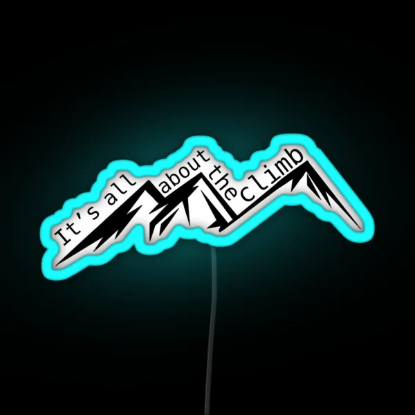 The Climb RGB Neon Sign