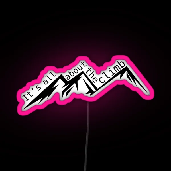 The Climb RGB Neon Sign