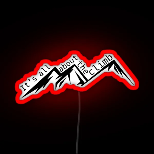 The Climb RGB Neon Sign