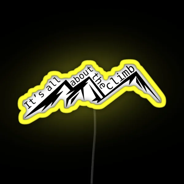 The Climb RGB Neon Sign