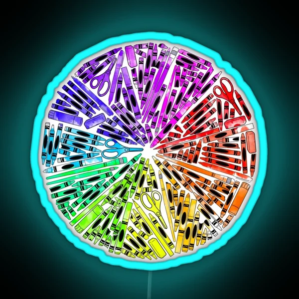 The Color Wheel RGB Neon Sign