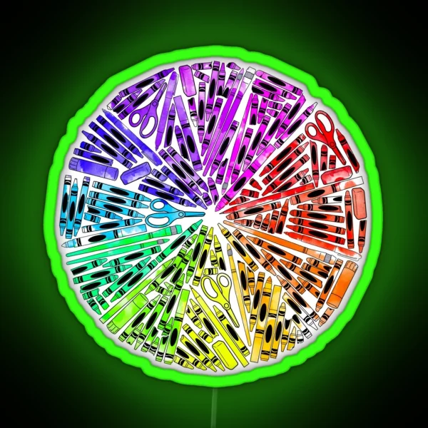The Color Wheel RGB Neon Sign
