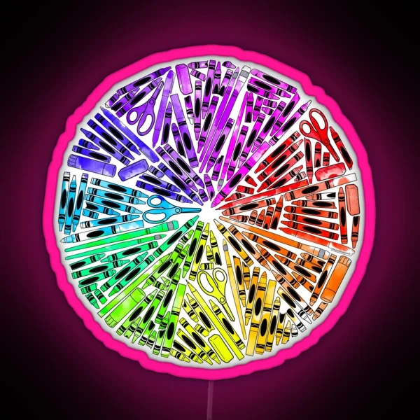 The Color Wheel RGB Neon Sign