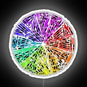 The Color Wheel RGB Neon Sign