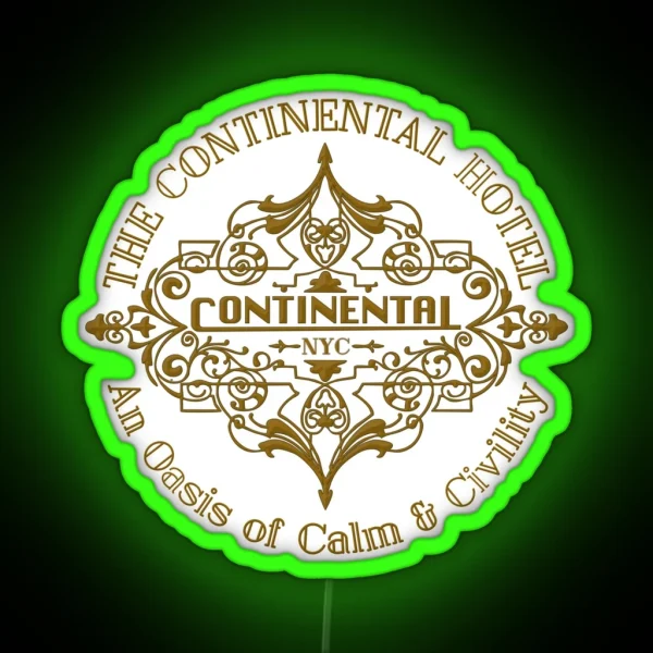 The Continental RGB Neon Sign